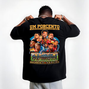 T-Shirt Oversize "UM PORCENTO" — Edição Mundial 2026